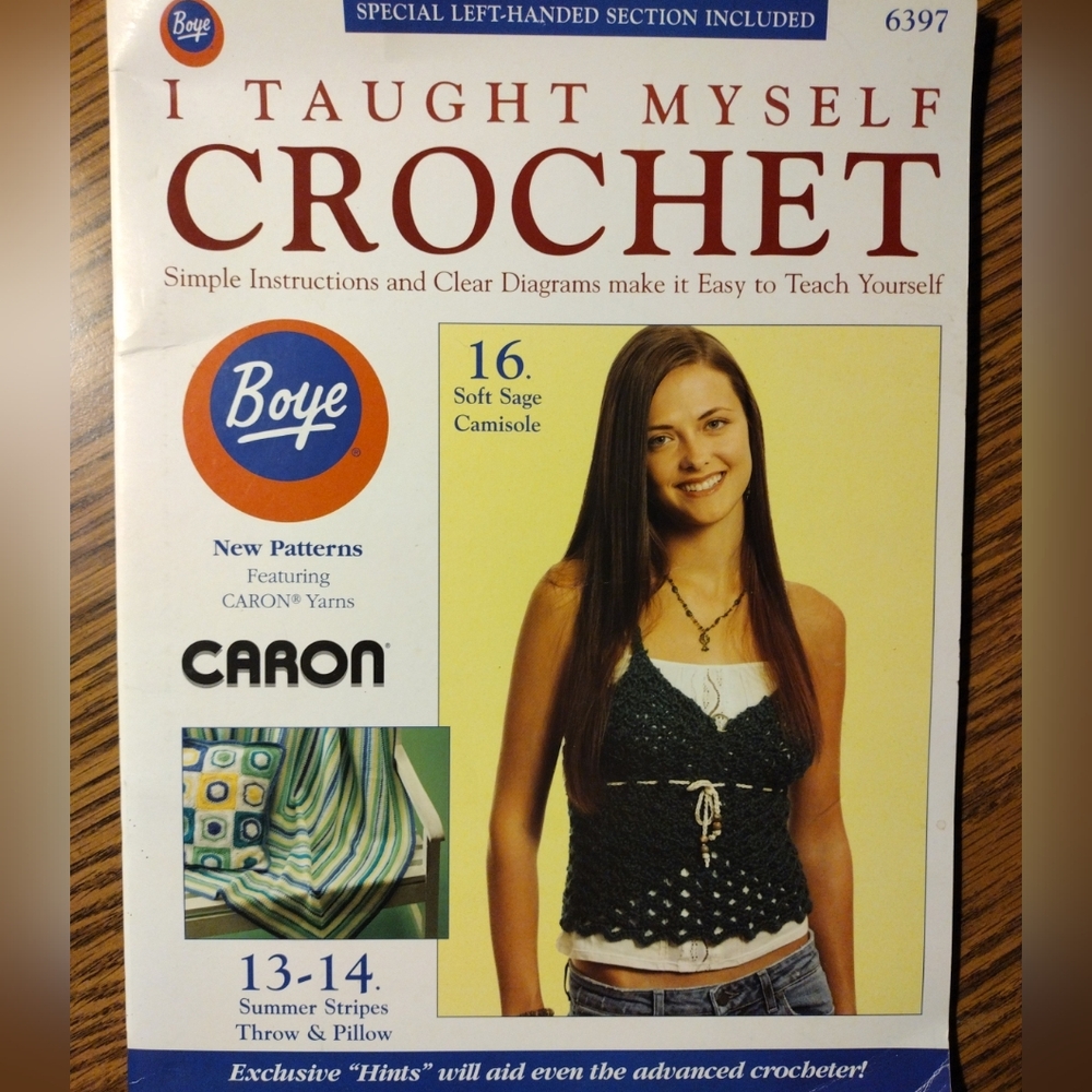 I taught Myself Crochet book